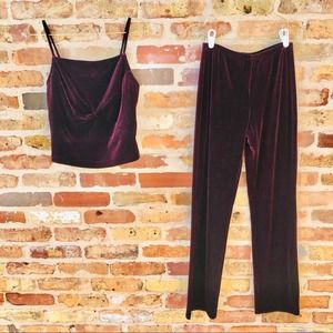 Velour Set Purple *Sizing